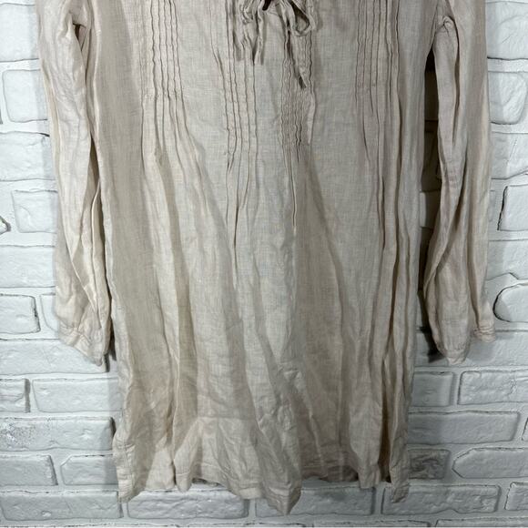Arte Pura Linen Kaftan in Allen Farben Size Medium - Picture 9 of 12